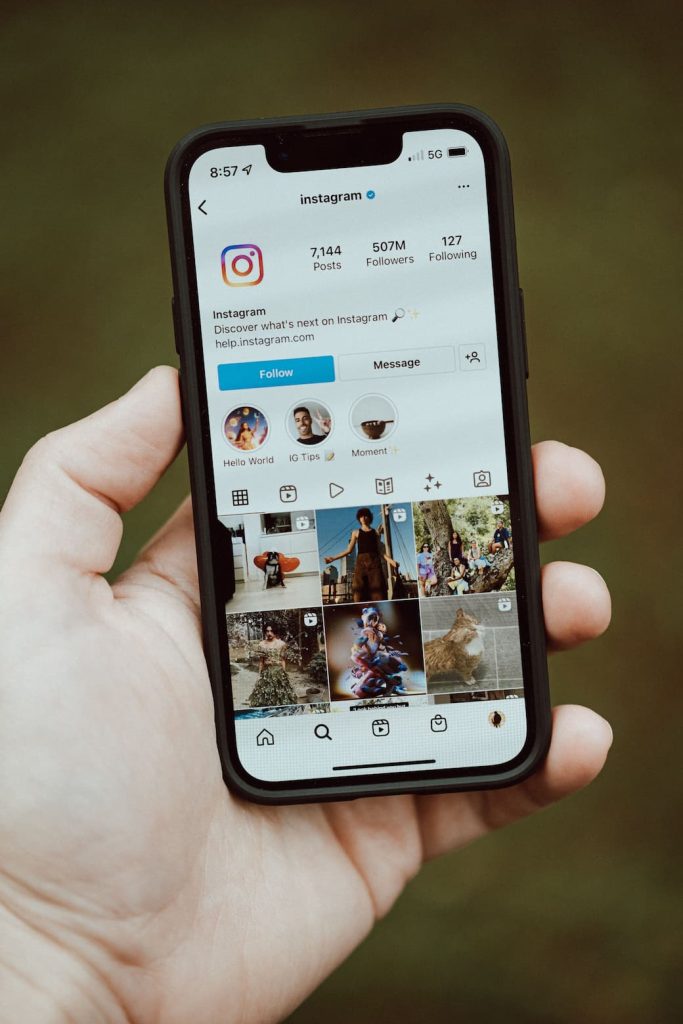 Voir les abonnements d'un compte privé Instagram 